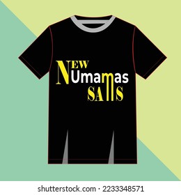 new unmans year typography t-shirt design.