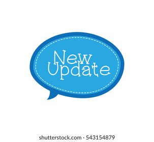 new update, acronyms, social chat, speech bubble, doodle style