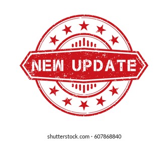 New Update Grunge Stamp Stock Vector (Royalty Free) 607868840 ...