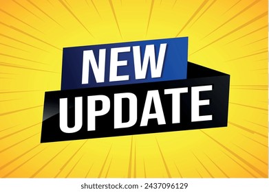 new update poster banner graphic design icon logo sign symbol social media website coupon

