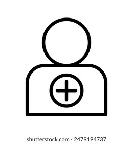 New User Add Icon Perfect for Registration and User Profiles