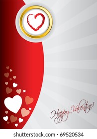 New valentine greeting card design