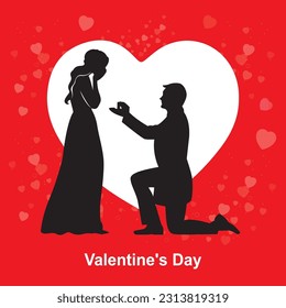 New Valentine's Day logo design and couple pic.