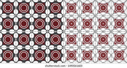 New variations of Indonesian classical batik. Truntum motif. Suitable for printing or wallpaper.