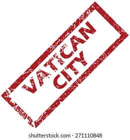 New Vatican city grunge rubber stamp on a white background. Vector illustration