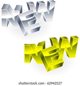 NEW. Vector 3d illustration.
