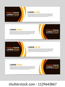 new vector abstract design web banner template. Event banner template. Abstract geometric web banner template on grey background. Web Design Elements - Header Design. 