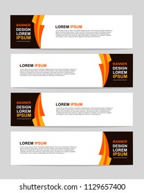 New vector abstract design web banner template. Event banner template. Abstract geometric web banner template on grey background. Web Design Elements - Header Design. 