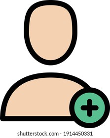 new vector color line icon