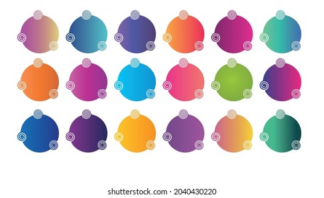 New Vector Gradient Colors for Illustrator 2022 Open Ready to Use