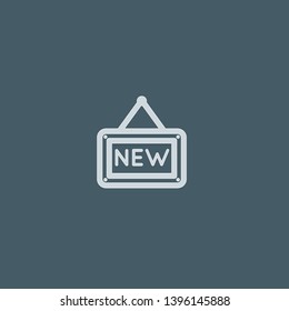New vector icon. New concept stroke symbol design. Thin graphic elements vector illustration, outline pattern for your web site design, logo, UI. EPS 10.