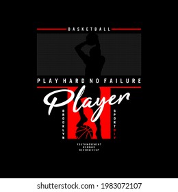 new vector illustration on the theme of basketball in New York City. Sport typography, t-shirt graphics, poster, banner, flyer, print and postcard,etc