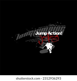 new vector illustration on the theme of skateboarding and skateboard in New York City. Vintage design. Grunge background. Typography, t-shirt graphics, poster, print, postcard,etc. 
