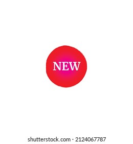 Nuevo icono de etiqueta vectorial o placa