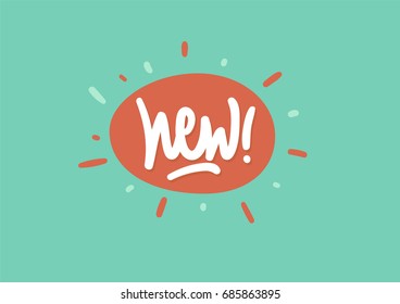 New vector premium lettering logo