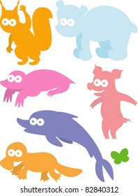 new vector set of animals 06