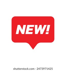 New vector shopping tag. New label icon for online store.
