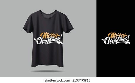 New vector T-shirt mockup design. New T-shirt  typography t-shirt design with mockup.