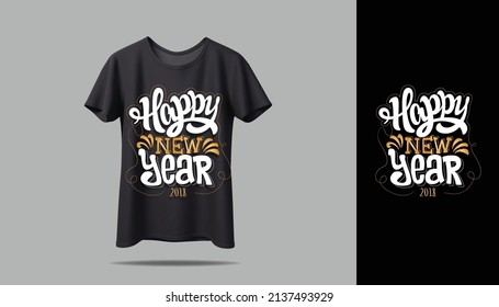 New vector T-shirt mockup design. New T-shirt  typography t-shirt design with mockup.