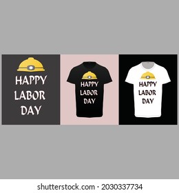 New vector typography labor day t shirt 