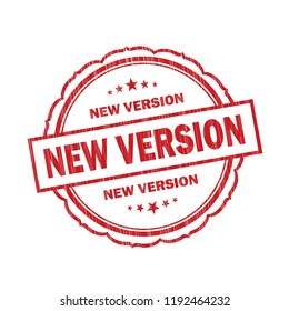 New version grunge Stamp on white background,Thai design.Vector
