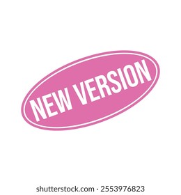 New Version Letter Rubber Stamp Template