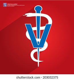 New veterinary symbol vector design