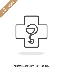 New veterinary symbol vector icon