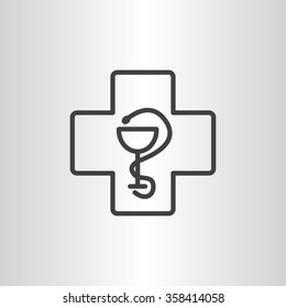 New veterinary symbol vector icon