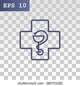 New veterinary symbol vector icon