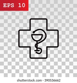 New veterinary symbol vector icon
