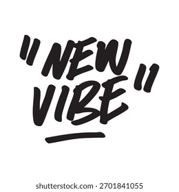 Nuevo elemento escrito de texto de vibraciones