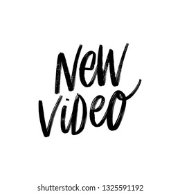 NEW VIDEO. VECTOR HAND LETTERING