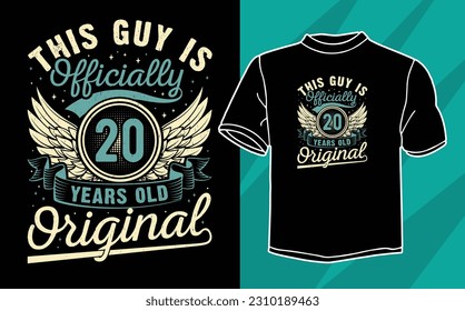 new vintage birthday t shirt design