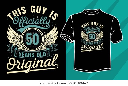 new vintage birthday t shirt design