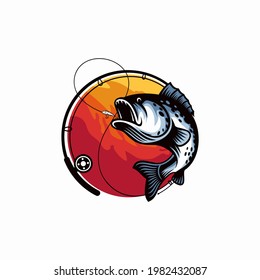 New Vintage Fishing Logo Image
