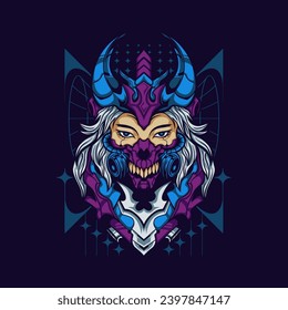 New Violet Blue Dark Queen for apparel, merchandise, or other