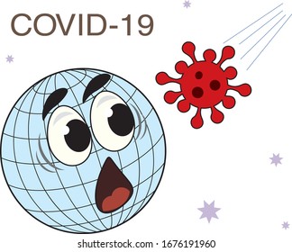 New virus covid-19 attacks the earth