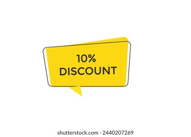 new website 10% discount, click button learn stay stay tuned, level, sign, speech, bubble  banner