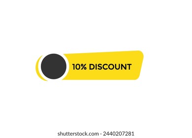 new website 10% discount, click button learn stay stay tuned, level, sign, speech, bubble  banner