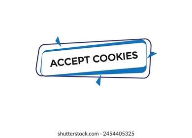 nuevo Sitio web aceptar cookies, Hacer clic Botón aprender mantenerse en sintonía, nivel, signo, voz, Anuncio de burbujas
