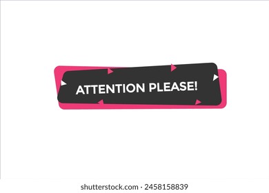 new website  attention please ,click button learn stay stay tuned, level, sign, speech, bubble  banner modern, symbol,  click,
