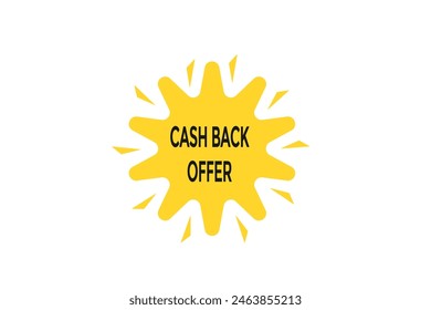 Neue Website Cash-Back-Angebot Button Lernen Bleiben Sie dran, Level, Zeichen, Sprechen, Bubble Banner Modern, Symbol, Klicken 