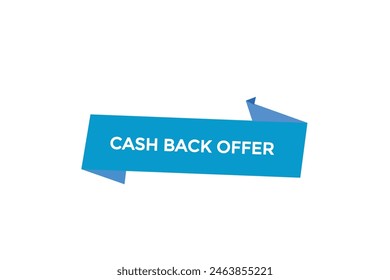 nuevo Sitio web cash back oferta Botón aprender manténgase atento, nivel, signo, discurso, burbuja Anuncio moderno, símbolo, Hacer clic 