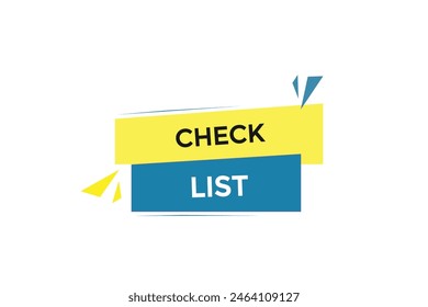nueva lista de verificación de Sitio web ofrecer Botón aprender mantenerse en sintonía, nivel, signo, voz, burbuja Anuncio moderno, símbolo, Hacer clic 