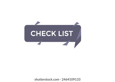 nueva lista de verificación de Sitio web ofrecer Botón aprender mantenerse en sintonía, nivel, signo, voz, burbuja Anuncio moderno, símbolo, Hacer clic 