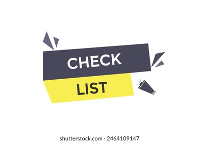 new website checklist offer button learn stay stay tuned, level, sign, speech, bubble  banner modern, symbol,  click 