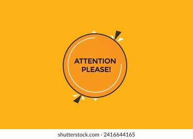 nuevo sitio web, haga clic en botón para obtener atención, por favor nivelar, firmar, hablar, banner de burbuja
