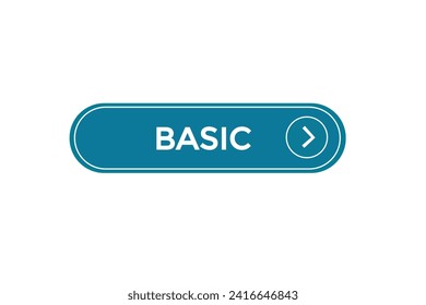 new website, click button learn basic level, sign, speech, bubble  banner
