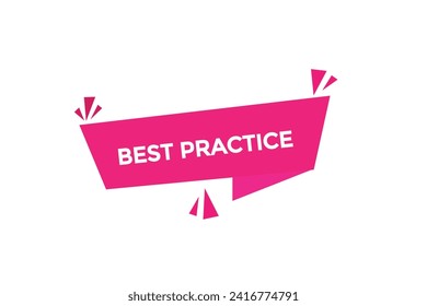 new website, click button learn best practice level, sign, speech, bubble  banner
